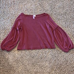 Elegant Mauve Women's Top